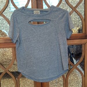 Chaser Grey Cutout SS Tee Size Large